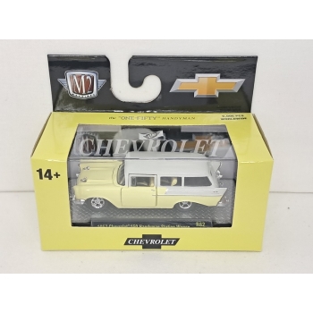 M2 Machines 1:64 Chevrolet Handyman Station Wagon 1957 white yellow